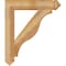 Ekena Millwork Funston Arts & Crafts Rough Sawn Bracket, Western Red Cedar, 4"W x 24"D x 28"H BKT04X24X28FST03RWR - alternate 3